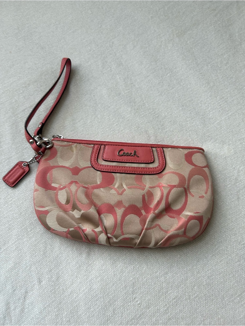 Coach Pink Wristlet